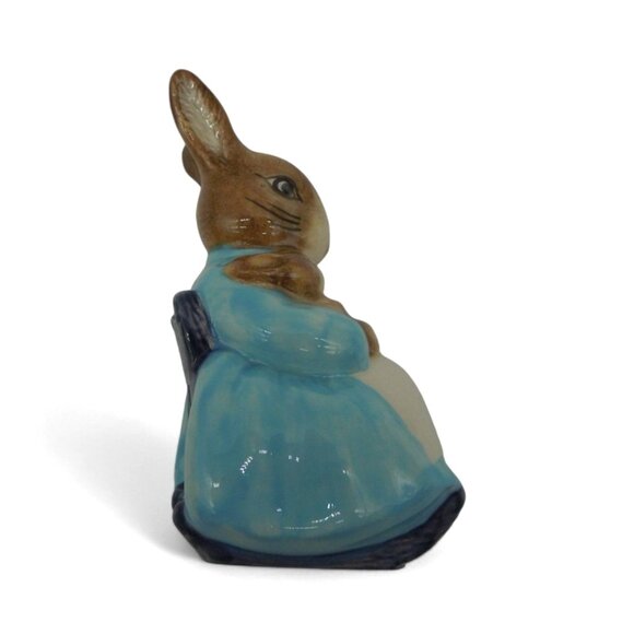 BEATRIX POTTER Beswick Mrs Rabbit And Bunnies 1976 Signed Figurine Vintage - Picture 5 of 10